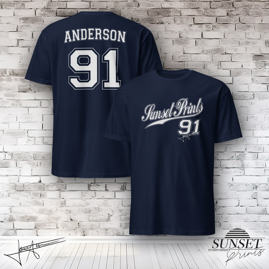 Anderson Baseball - Navy Blue T-shirt