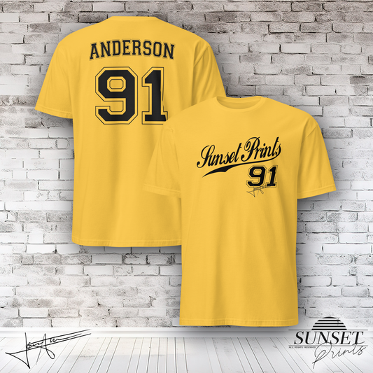 Anderson Baseball - Yellow T-shirt