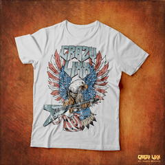 Crazy Lixx - Eagle - White Unisex T-shirt