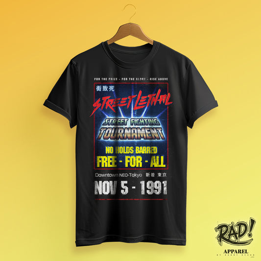 Street Lethal Tournament - Black T-shirt