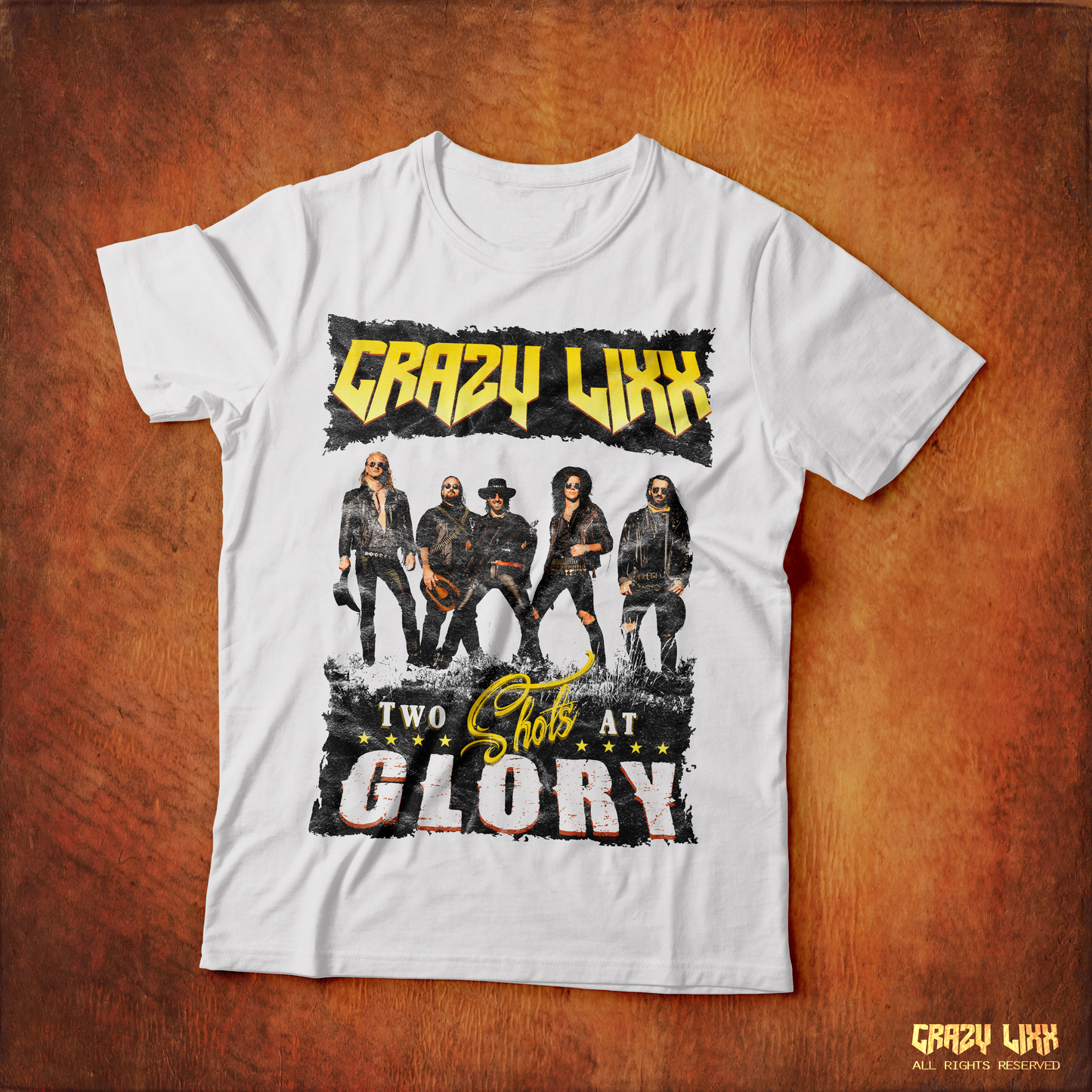 Two Shots At Glory White Unisex T-shirt