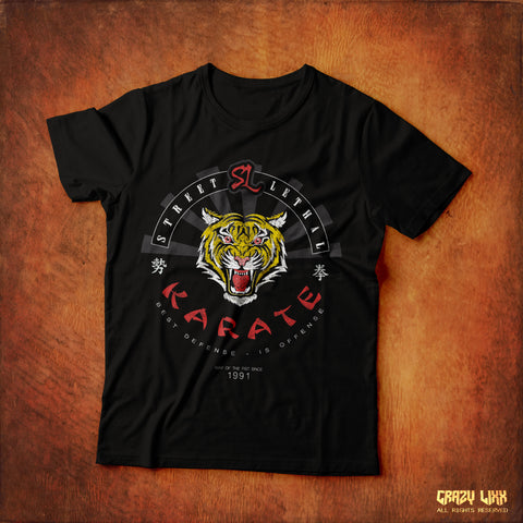 Street Lethal Karate - Black T-shirt