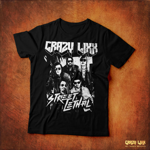 Street Lethal Band Black T-shirt