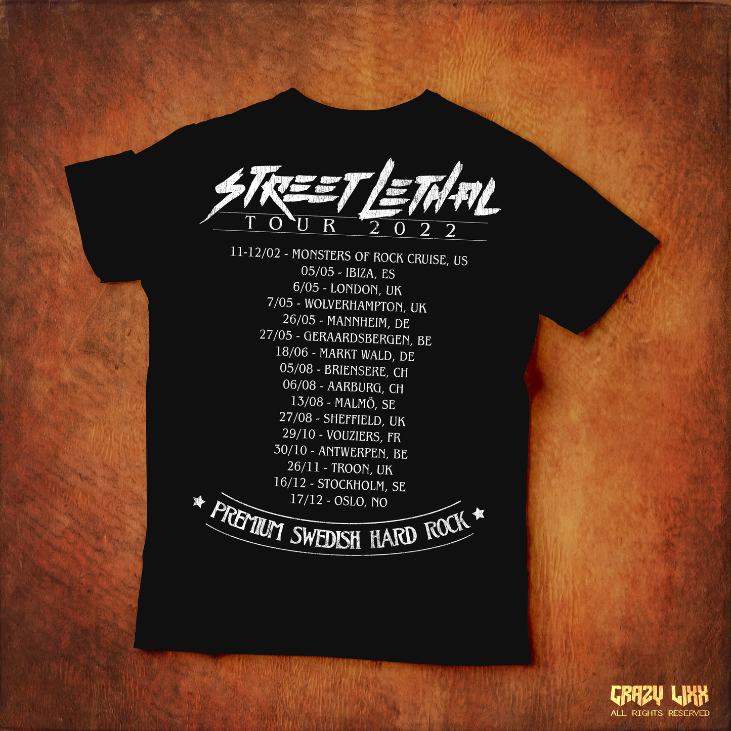 Will Never Die - Black Tour T-shirt