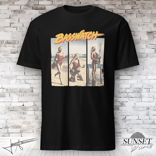 Basswatch Strip - Black T-shirt