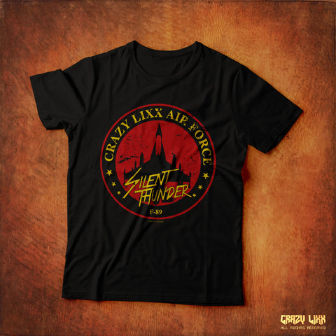 Crazy Lixx Air Force - Black T-shirt