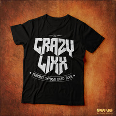 Crazy Lixx - Swedish Hard Rock - Black T-shirt