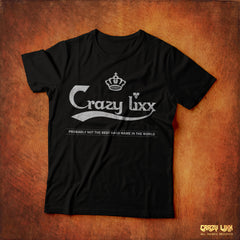 Crazy Lixx - Crazy Lixx Beer Logo - Black T-shirt