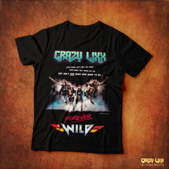 Crazy Lixx - Forever Wild - Black T-shirt