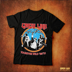 Crazy Lixx - Tourever Wild - Black T-shirt