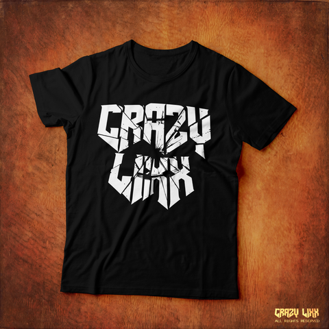 Cracked Logo Tour 2022 - Black T-shirt